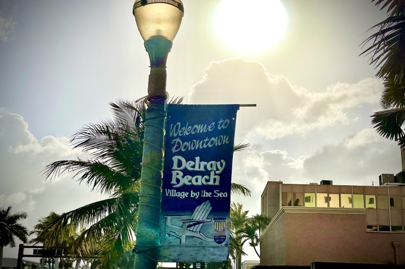 Delray Beach Downtown Sign